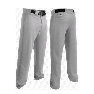 Easton Rival 2, Adult Mens Baseball Pants Open Bottom A167114 Grey Medium 31-33"